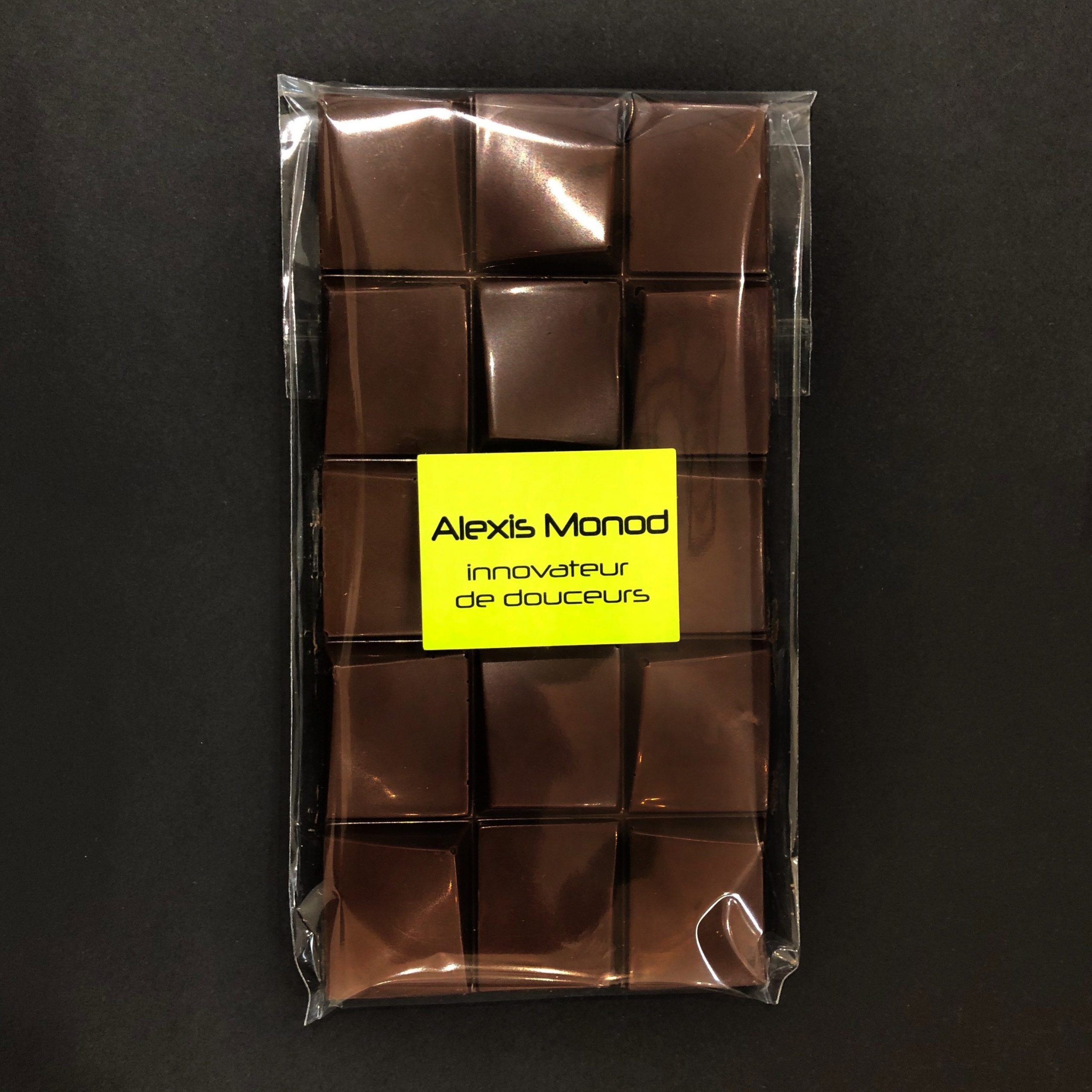 Tablette chocolat noir Côte d'Ivoire - Chocolaterie Alexis Monod