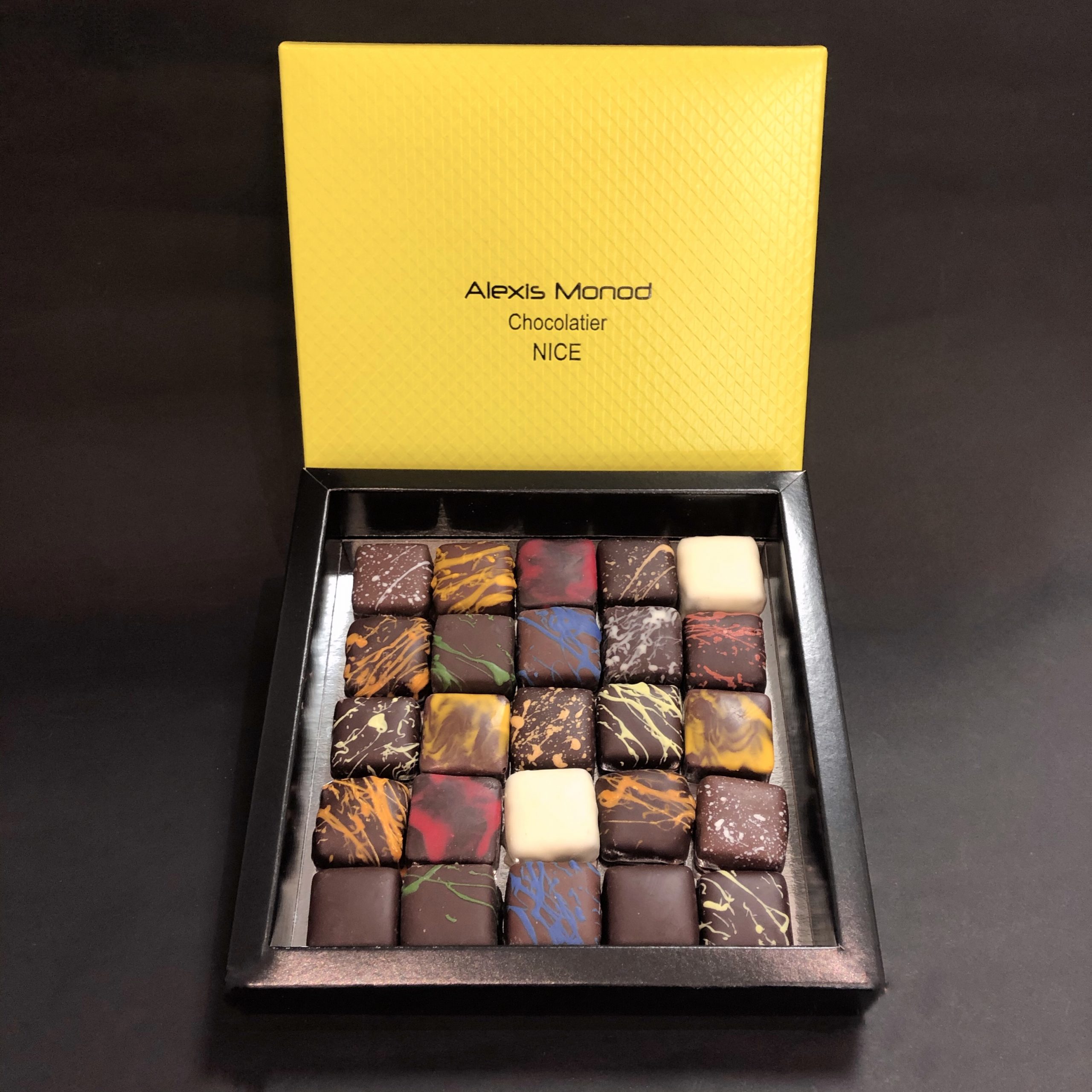 Coffret Prestige 25 Chocolats - Chocolaterie Alexis Monod Nice