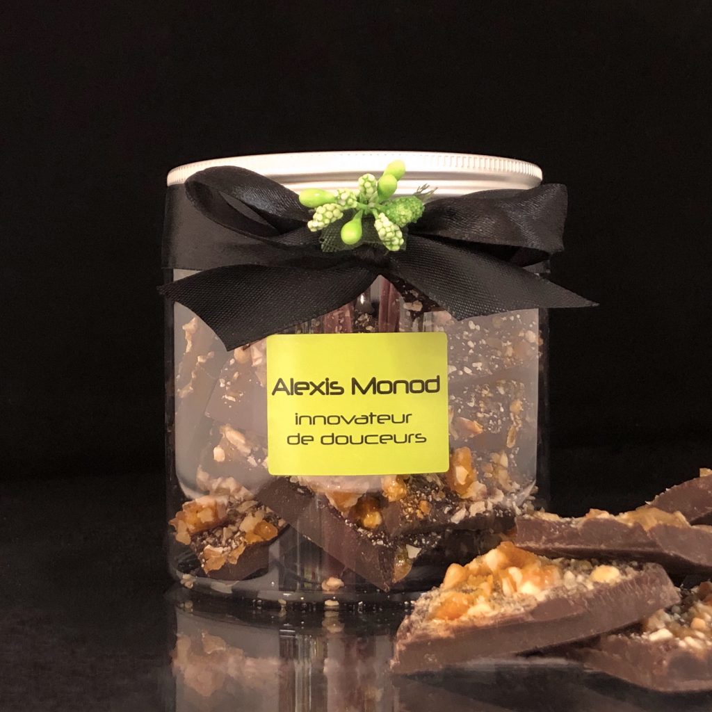 Chocolaterie et confiserie à Nice - Boîte de chocolat concassé nougatine
